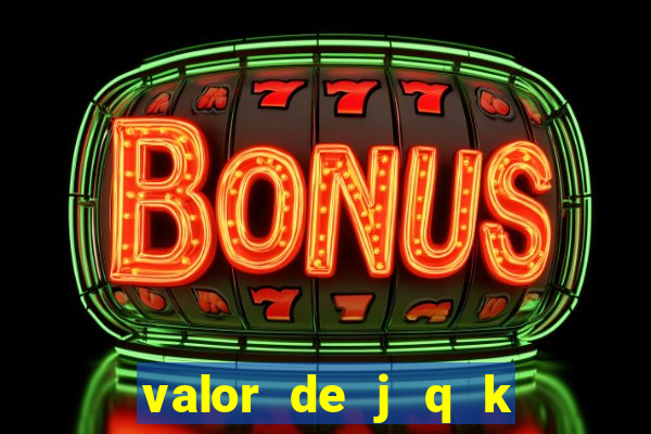 valor de j q k en blackjack